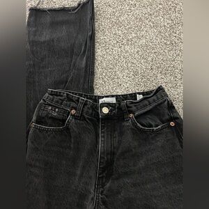 Zara Black Straight Leg Jeans